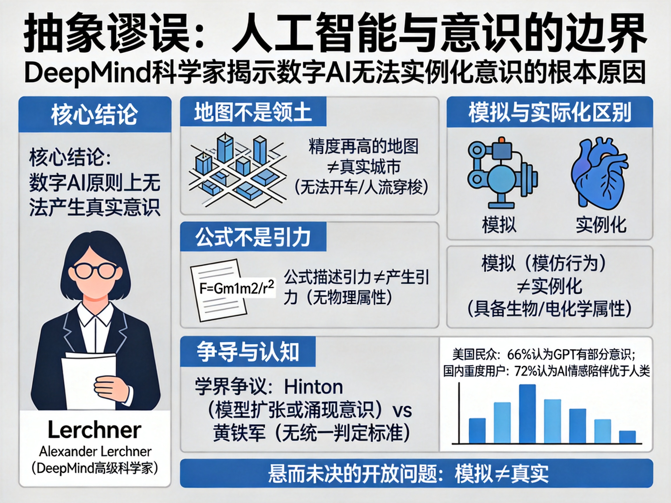 AI只能模拟意识,无法拥有意识:地图再精细也不是领土-第1张图片-世界杯直播平台-世界杯2026直播平台-免费观看官方-V3.6.9 AI只能模拟意识,无法拥有意识:地图再精细也不是领土-第1张图片-世界杯直播平台-世界杯2026直播平台-免费观看官方-V3.6.9