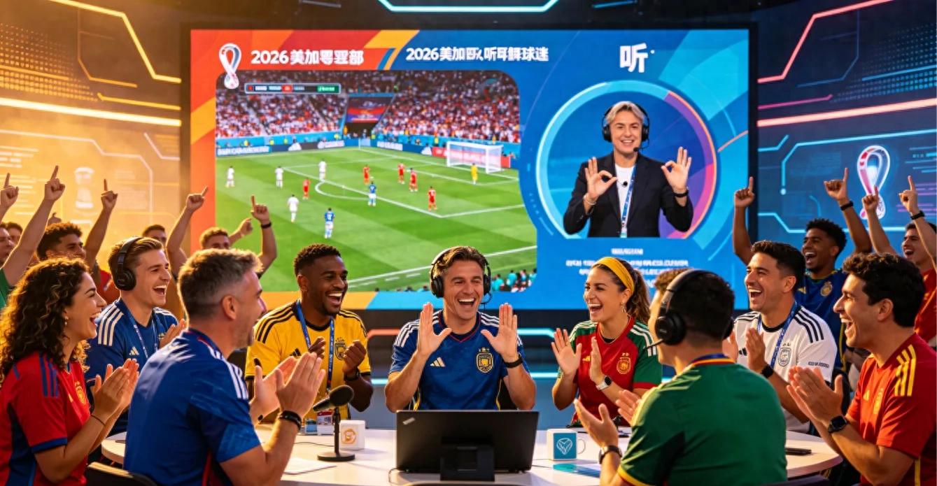 2026世界杯新看点：手语直播，让听障群体共享全球狂欢-第1张图片-世界杯直播平台-世界杯2026直播平台-免费观看官方-V3.6.9